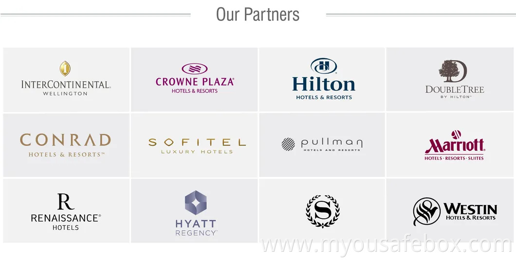 Compact Portable Electronic Hotel Safe for Secure Valuables